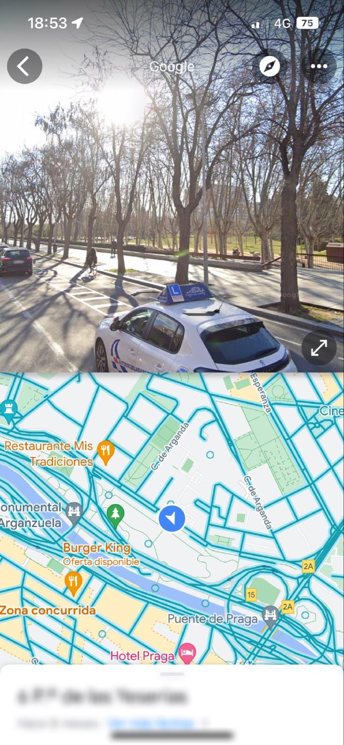 pantalla dividida google maps