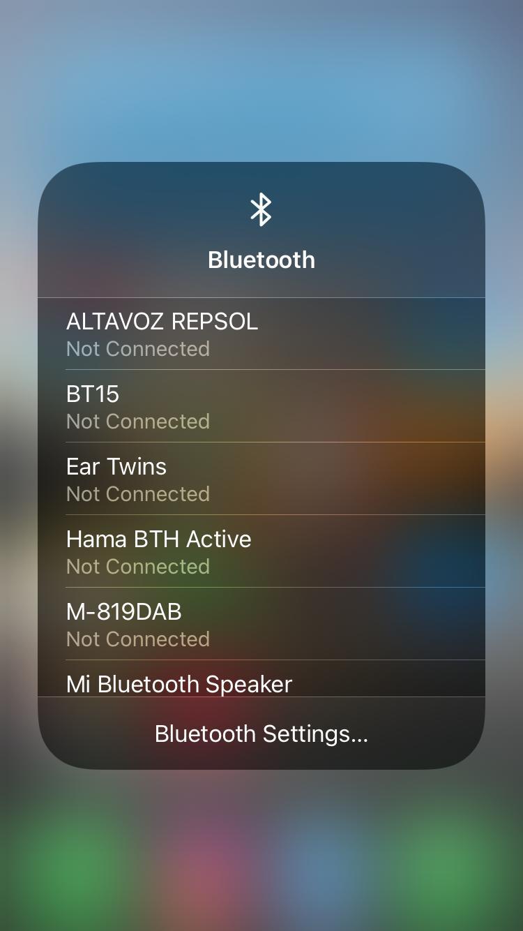 conectar auriculares bluetooth a iOS