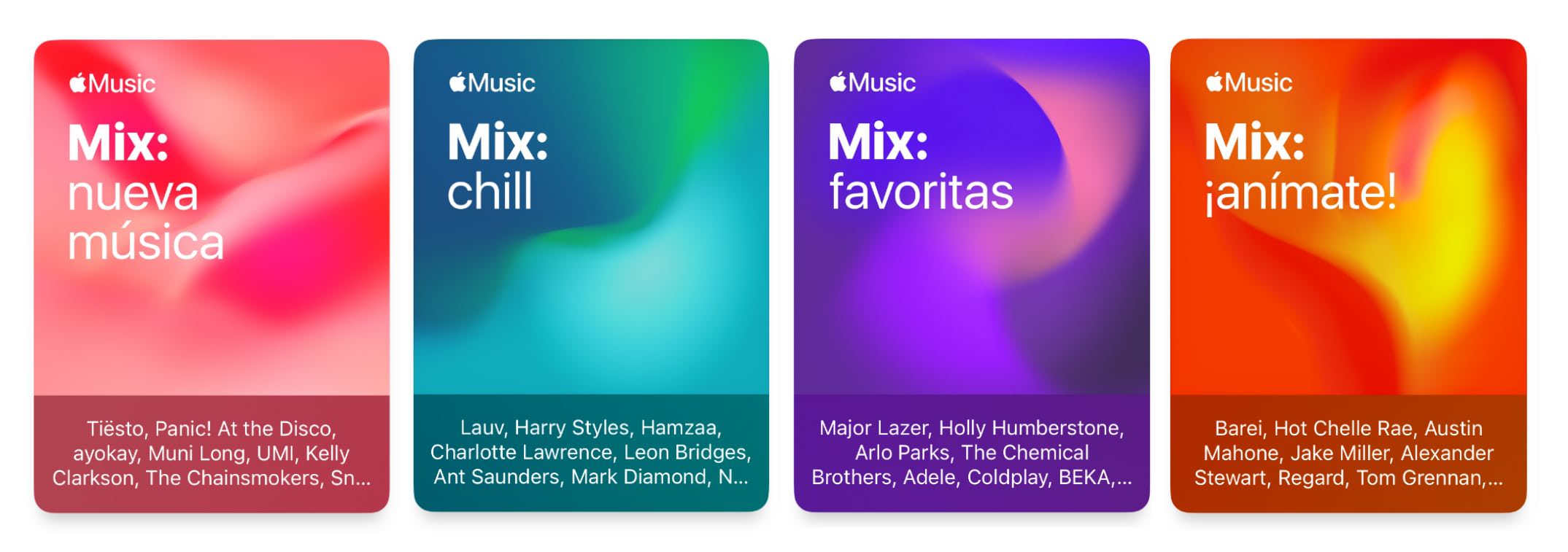 recomendaciones sugerencias Apple Music