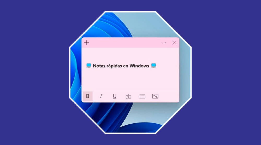Cómo funcionan los Post-it o notas rápidas de Windows | Bloygo