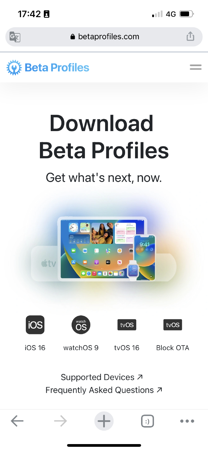 Beta Profiles Web
