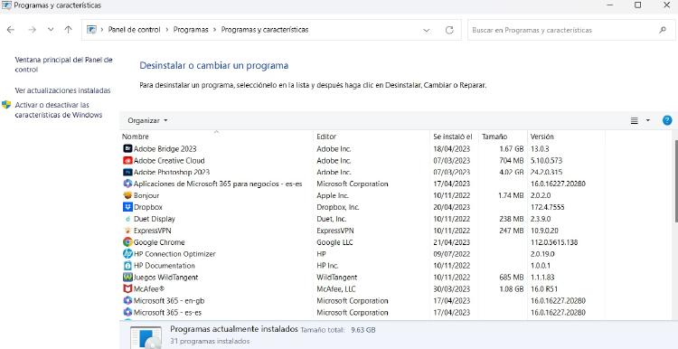 Programa De Panel Pasa la escoba: cómo desinstalar programas en Windows | Bloygo