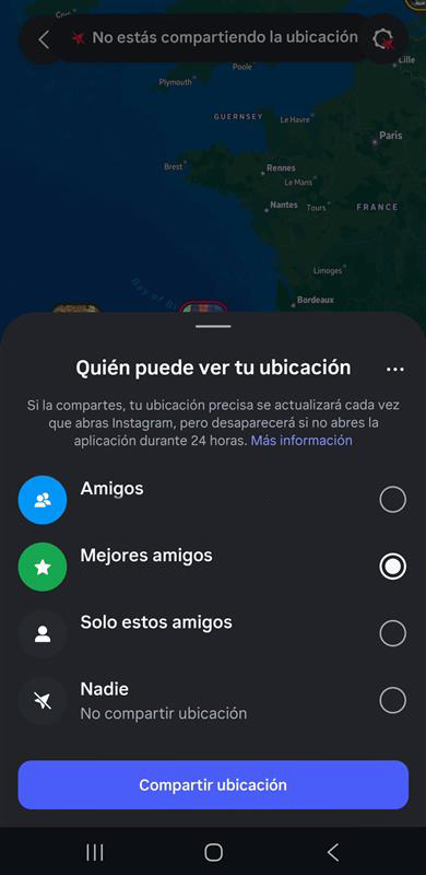 Ya puedes usar la nueva función de Instagram: mapa de ubicación