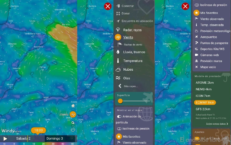 windy app menu de submenus windy app menu de submenus