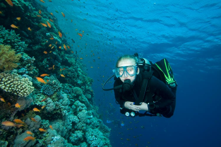 Foto bajo el agua