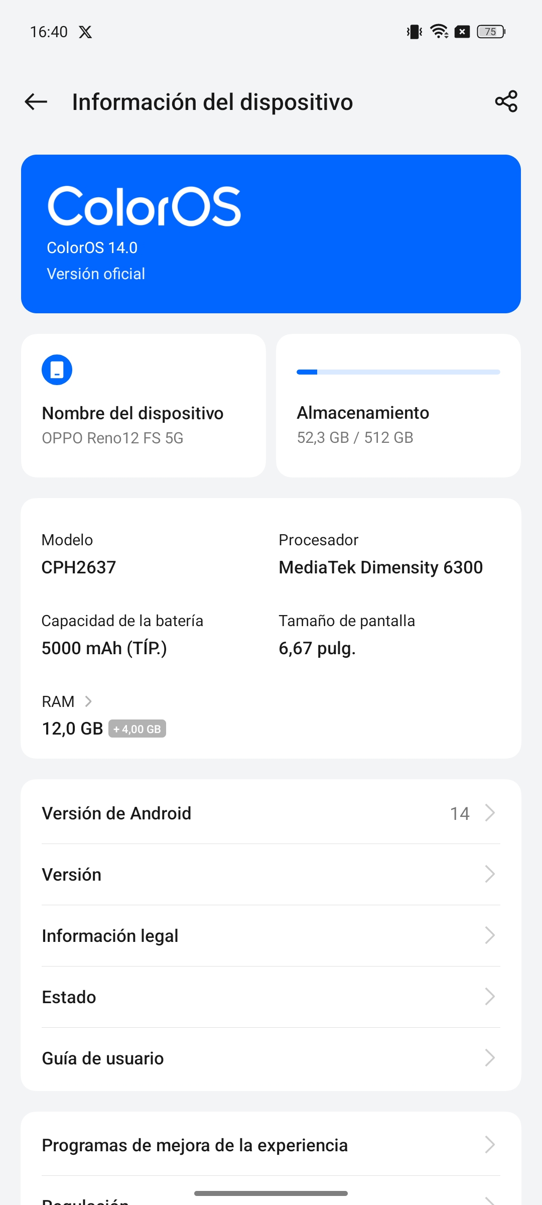 OPPO Reno12 FS 5G