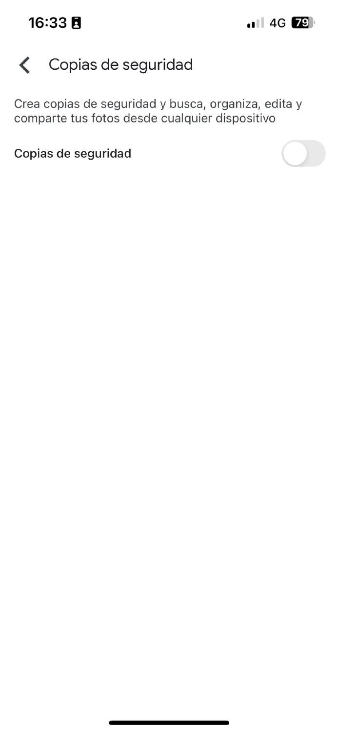 desactivar copias de seguridad desactivar copias de seguridad