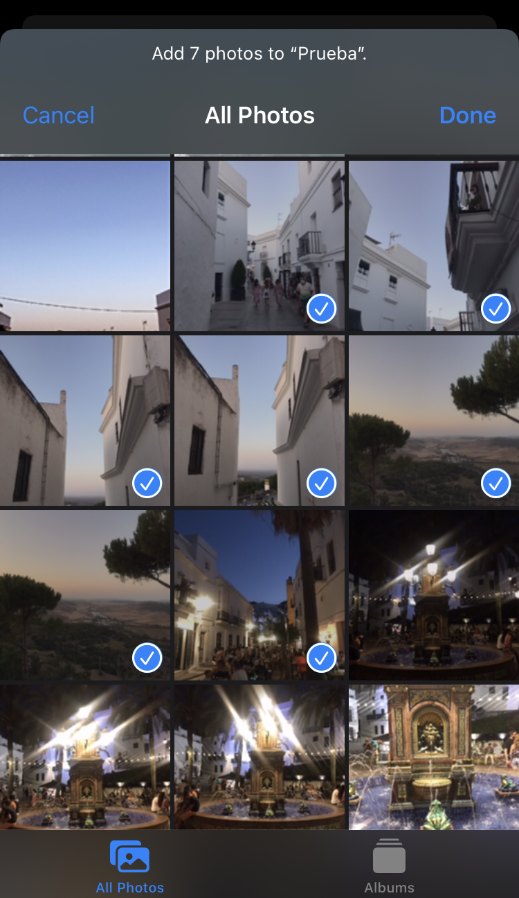 Cómo hacer un vídeo con fotos en iPhone