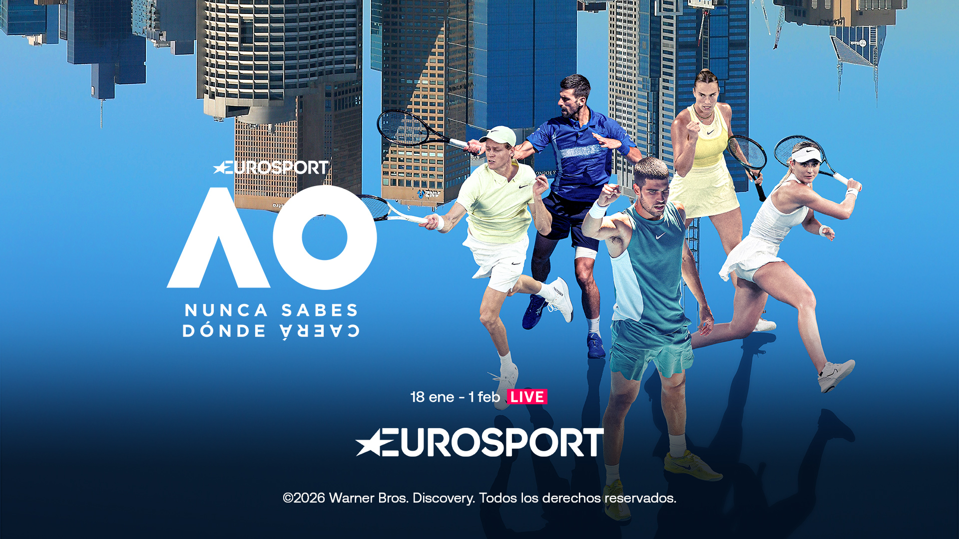 Dónde ver el Open de Australia 2026