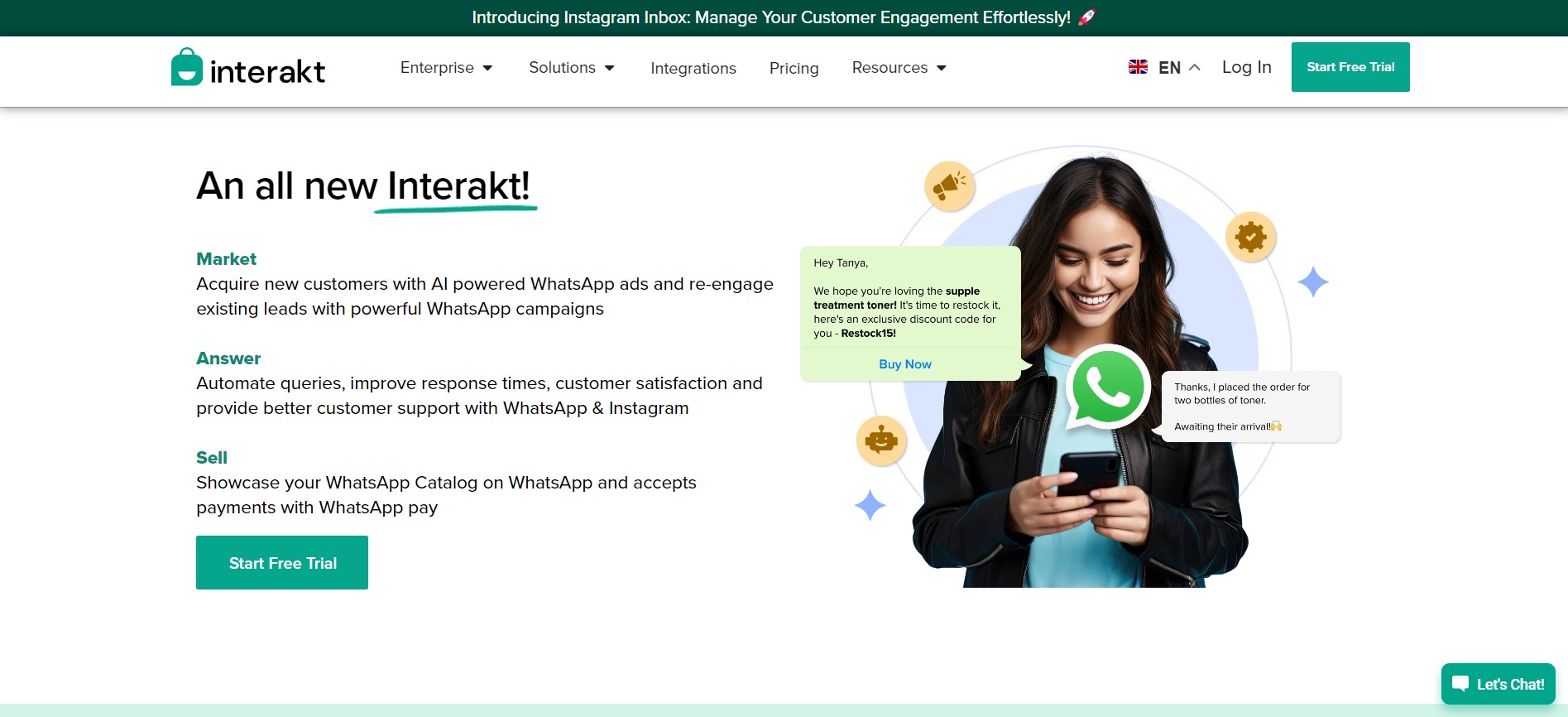 IA para WhatsApp: texto, imagen, audios y mucho más