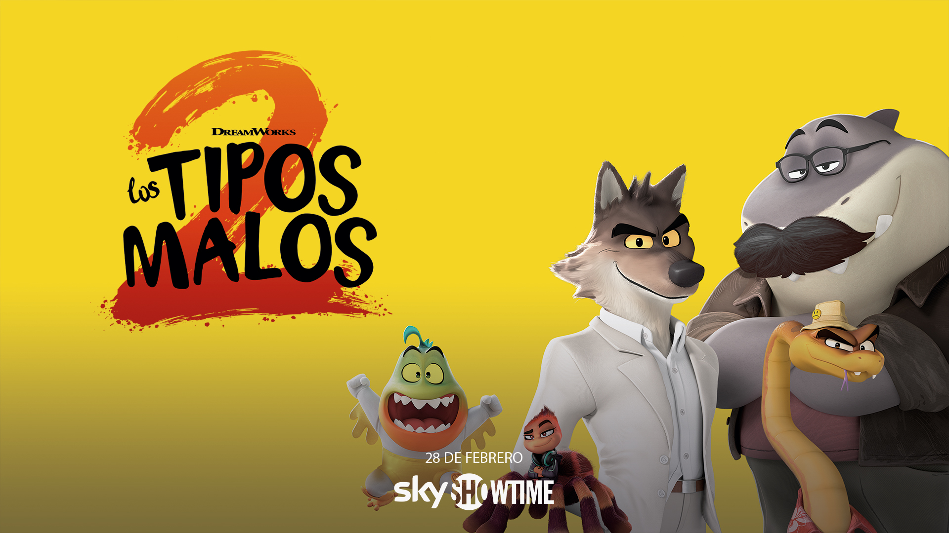 Febrero viene con mando en mano: los estrenos que lo van a petar en Yoigo TV SKYSHOWTIME LOS TIPOS MALOS 2 H