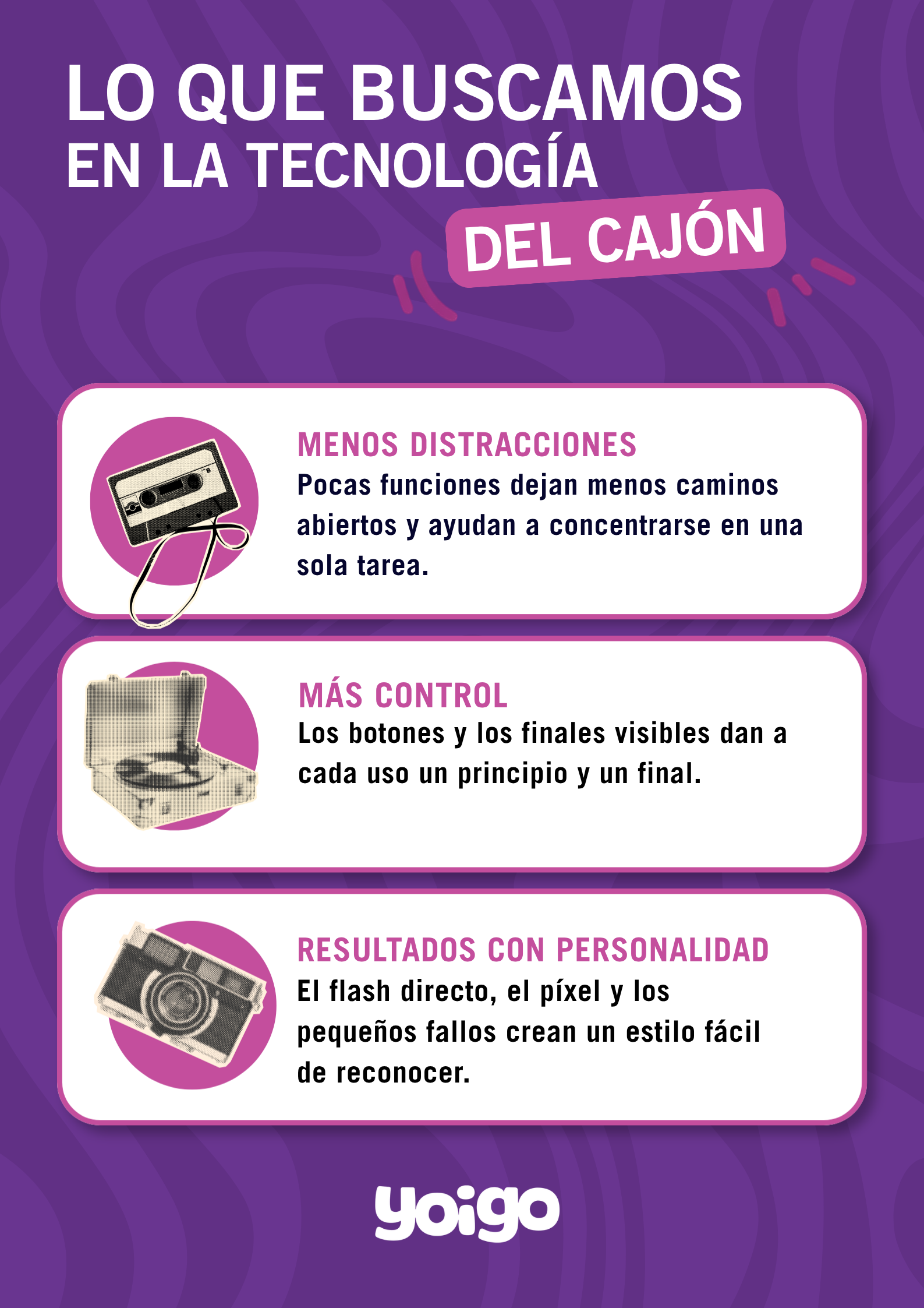 Lo que buscamos en la tecnología del cajón