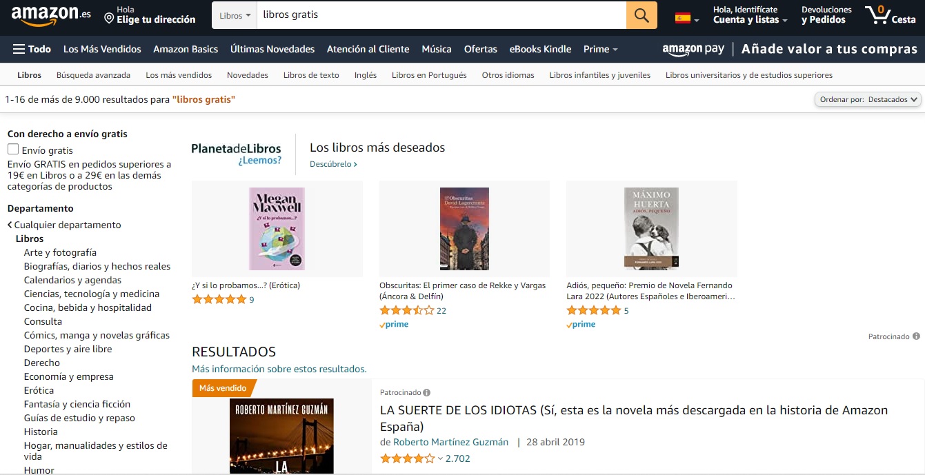Amazon Books Gratis