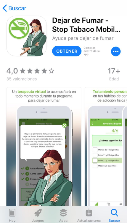 App Dejar De Fumar Ya - Smoke Free