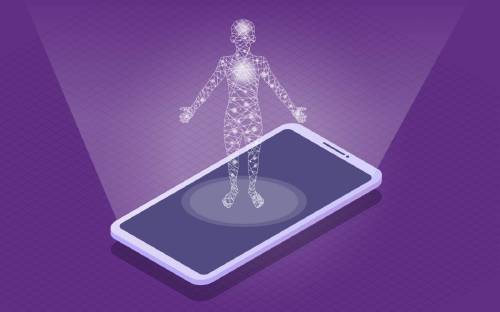 holograma en televisión