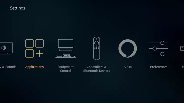 Borrar caché Fire TV