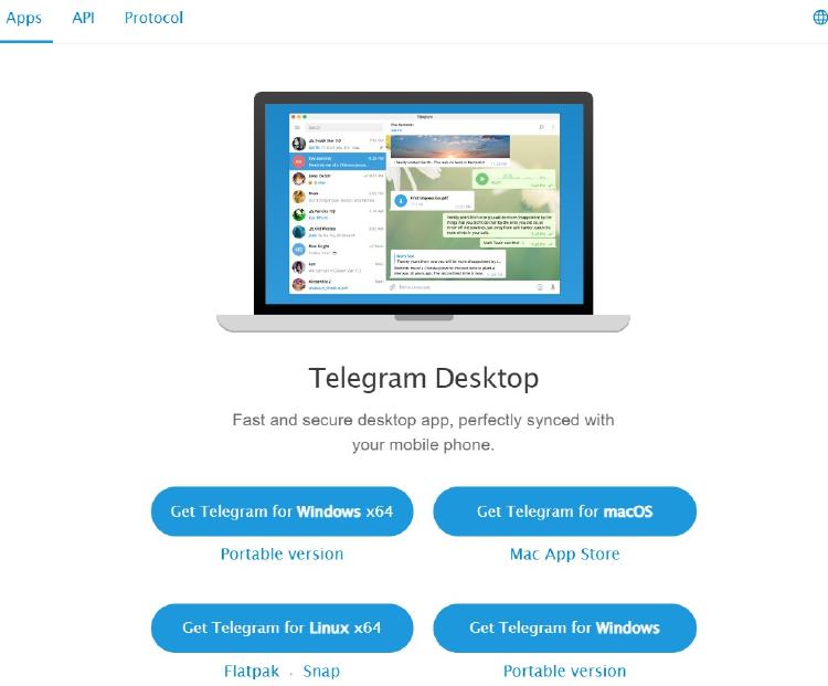 Plataformas Telegram PC