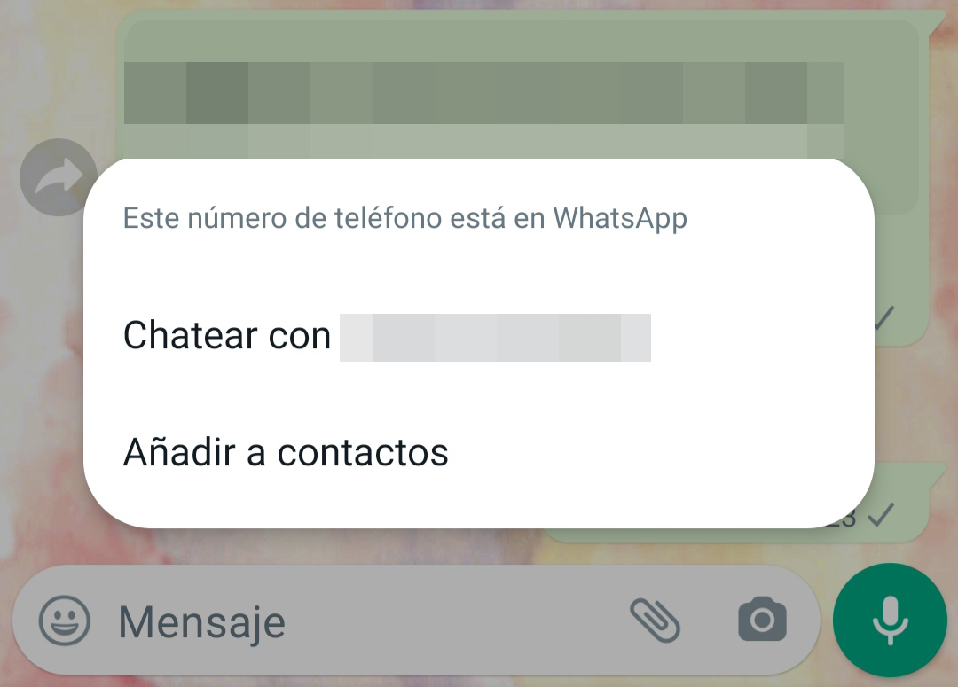Cómo enviar mensajes de WhatsApp a contactos sin agregar