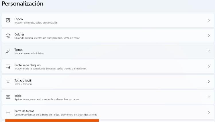 barra de tareas barra de tareas