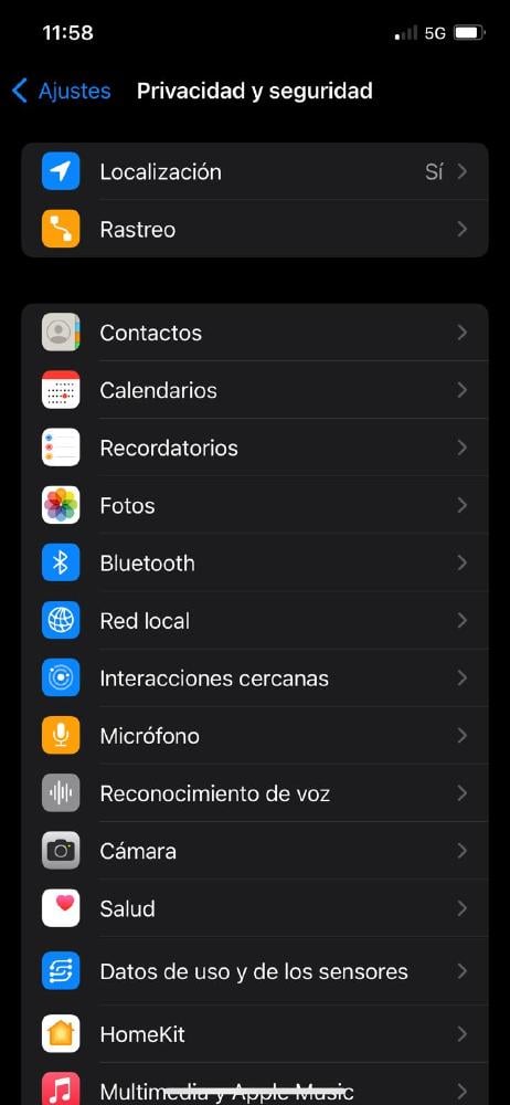 Cómo ver y administrar los permisos de apps de terceros en iOS