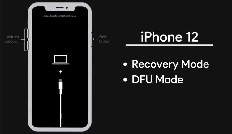 Modo de recuperación iPhone 12