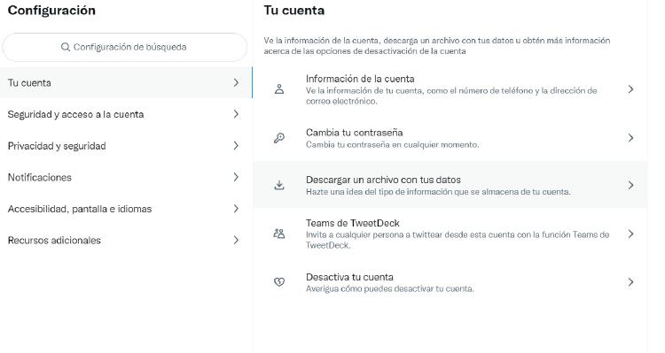 descargar datos twitter descargar datos twitter