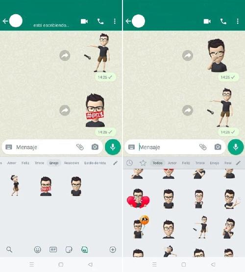 avatar sticker WhatsApp