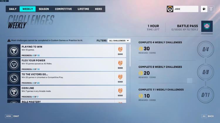 Desafío Overwatch 2 Desafío Overwatch 2