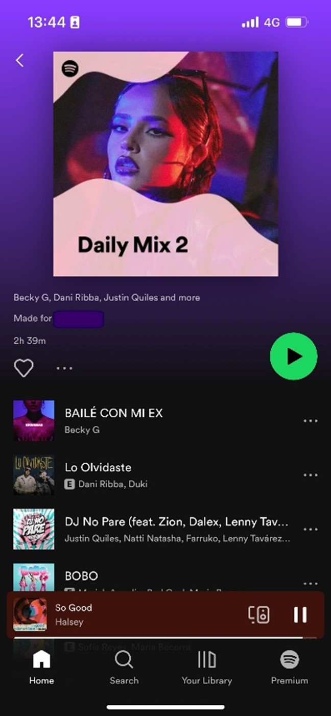Playlist tu mix en Spotify