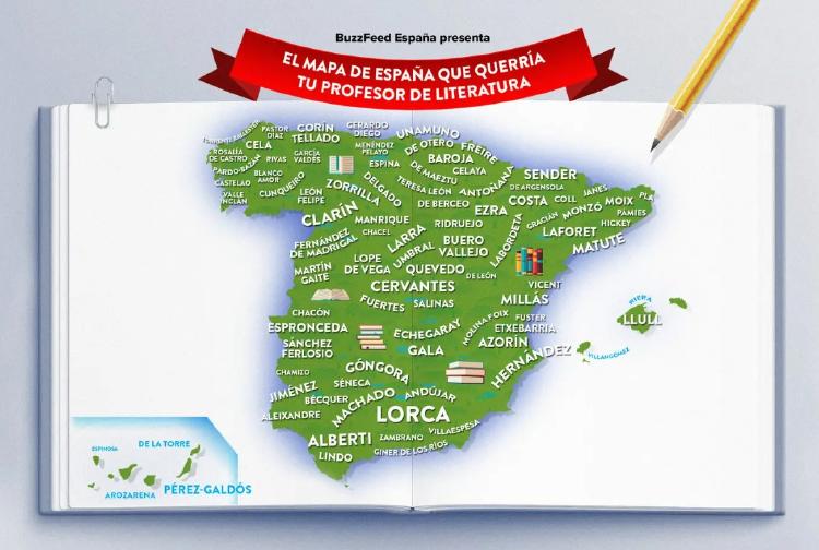 Mapa literario de España