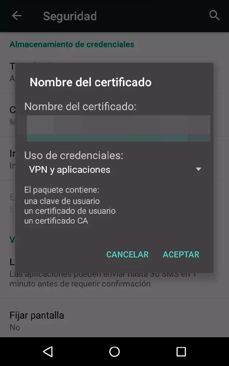 Cómo instalar un certificado digital en Android o iPhone