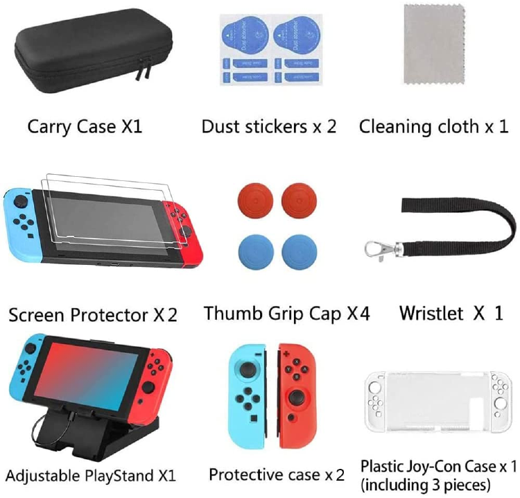 Kit de Accesorios para Nintendo Switch