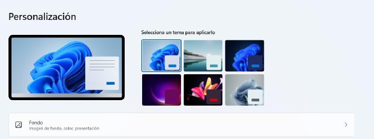 personalizacion fondo personalizacion fondo