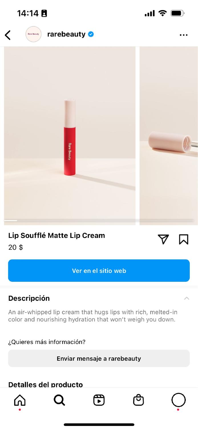 Productos Instagram Shopping