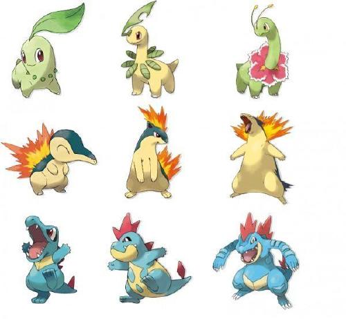 evoluciones Pokémon segunda gen