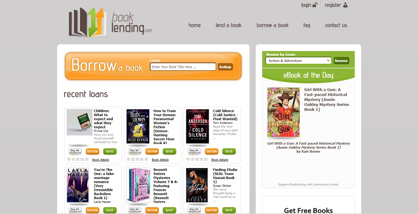 Web Book Lending