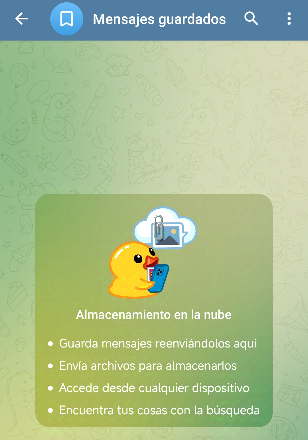 Copia seguridad chats Telegram