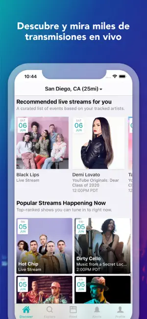 Bands in Town: la app que te avisa de los conciertos que hay en tu ciudad