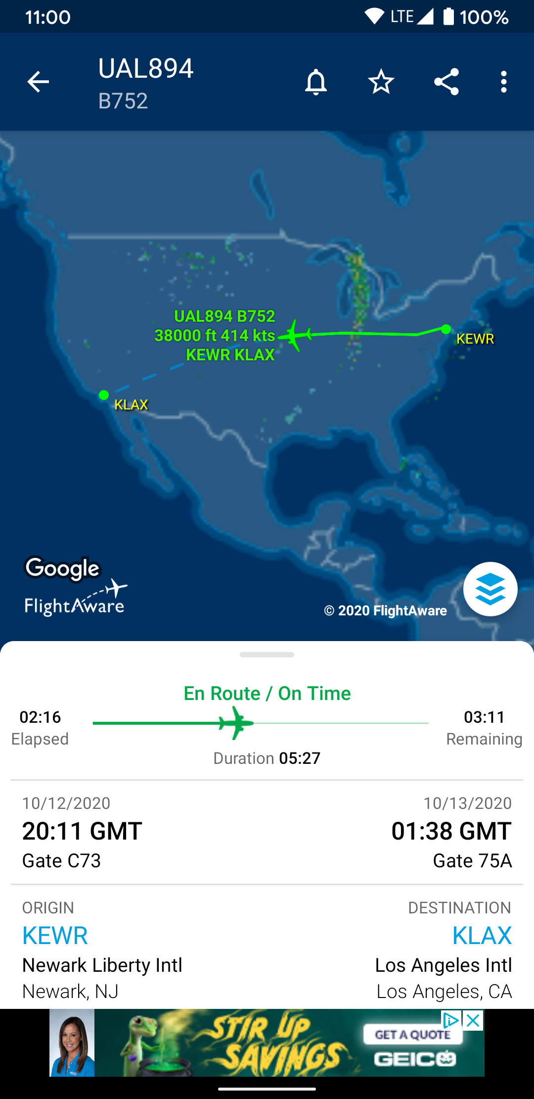 FlightAware App