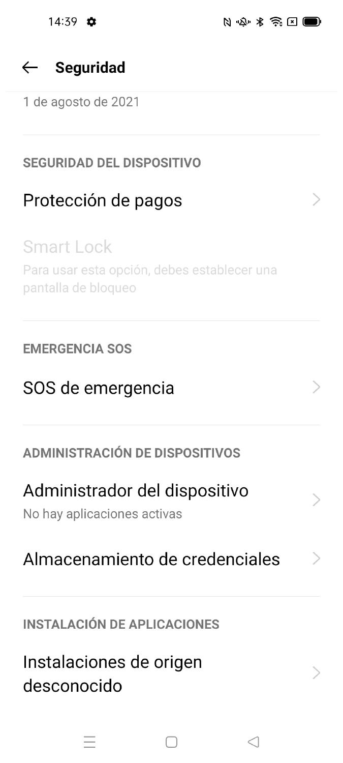 cómo configurar llamada de emergencia Android