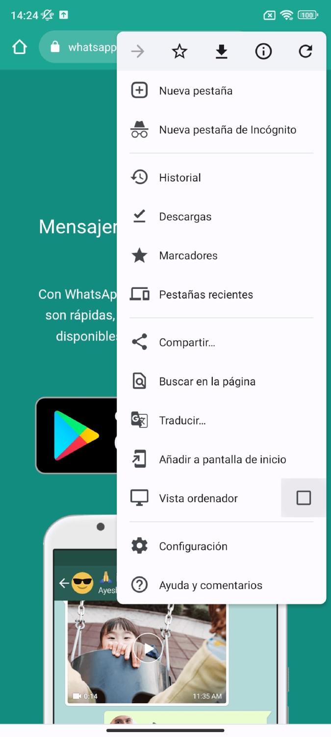WhatsApp Web Móvil