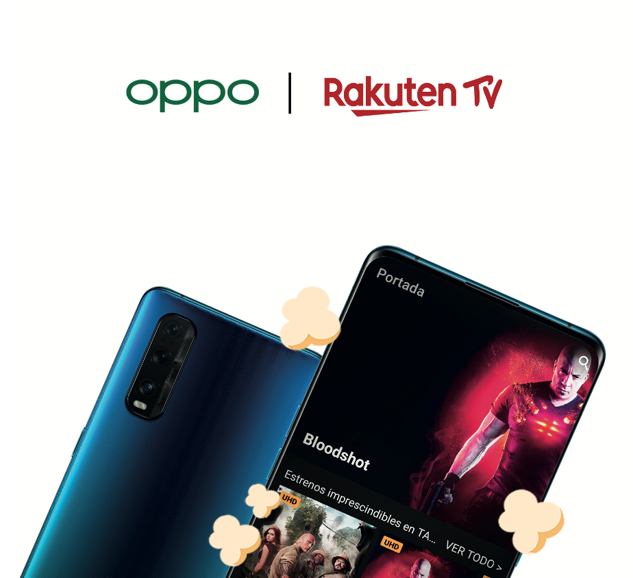 OPPO y Rakuten TV te traen el cine a tu casa