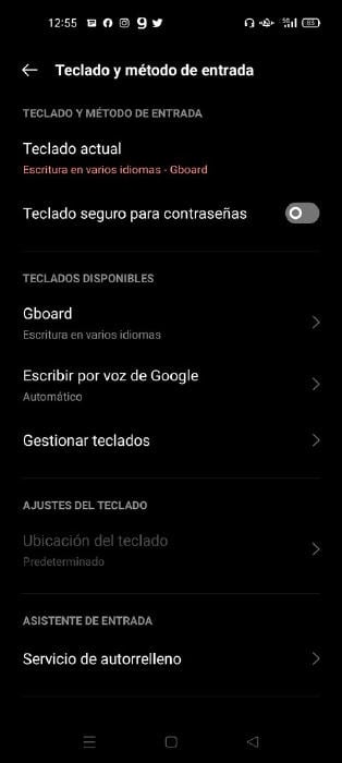 teclado android