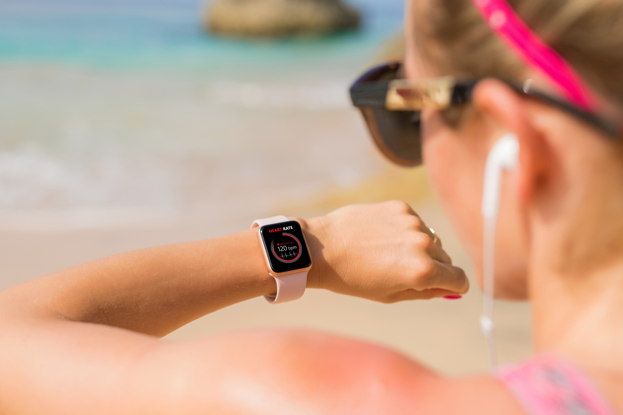 Smartwatch playa agua