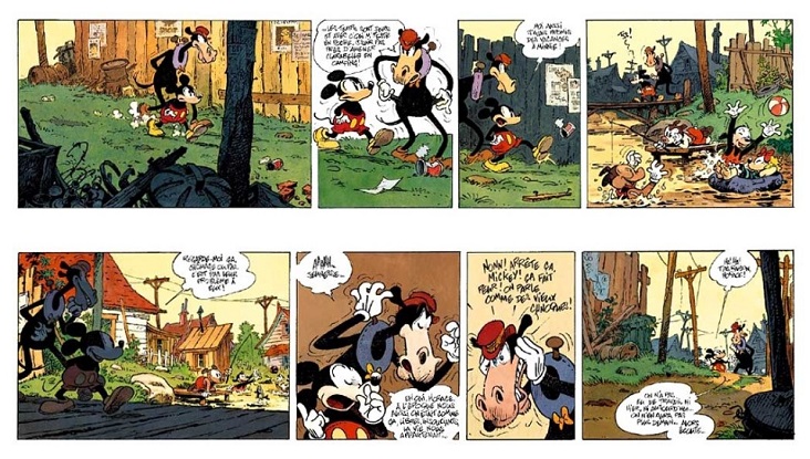 La juventud de Mickey comic