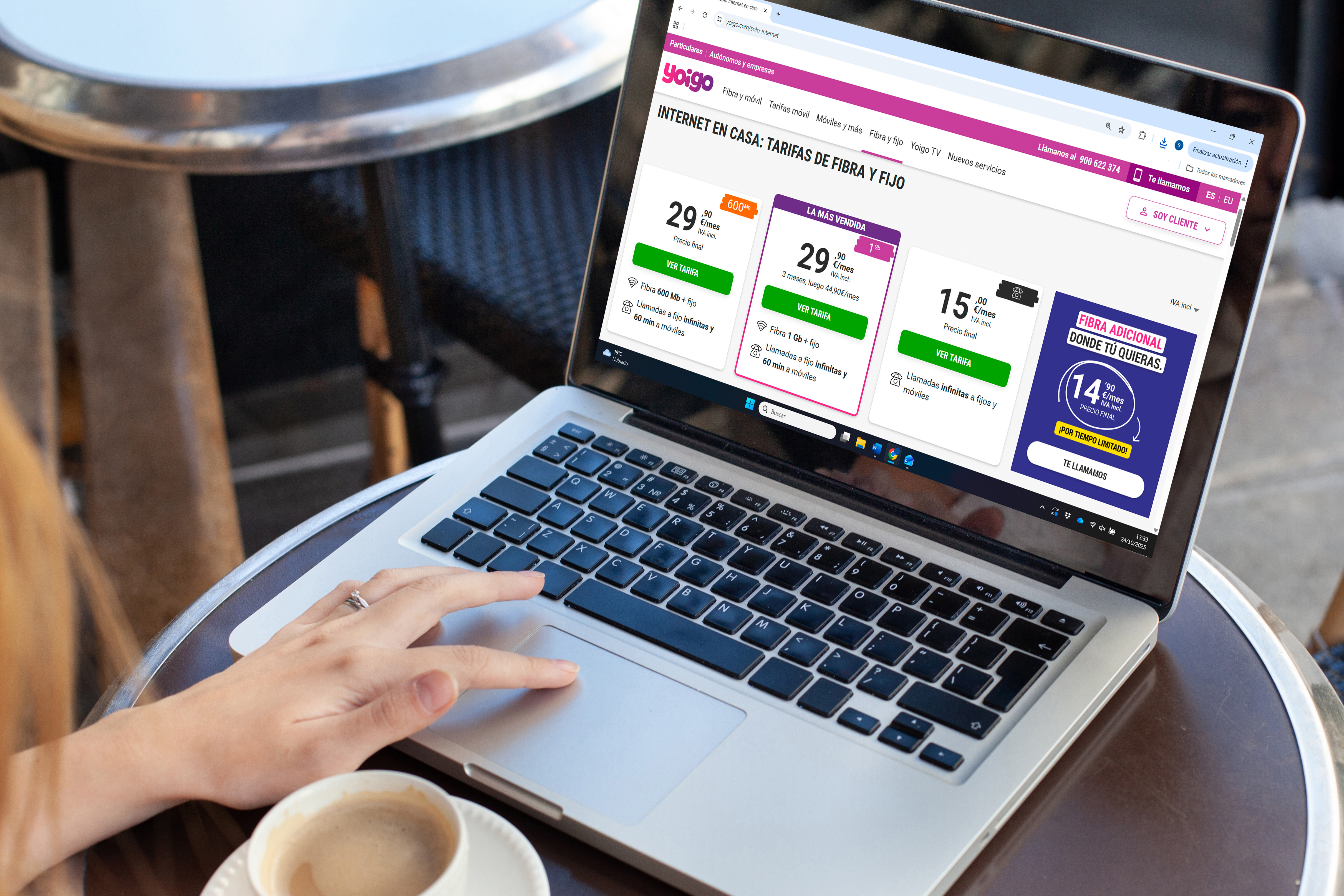 Mejores tarifas de fibra de Yoigo: Internet en casa a velocidad alta