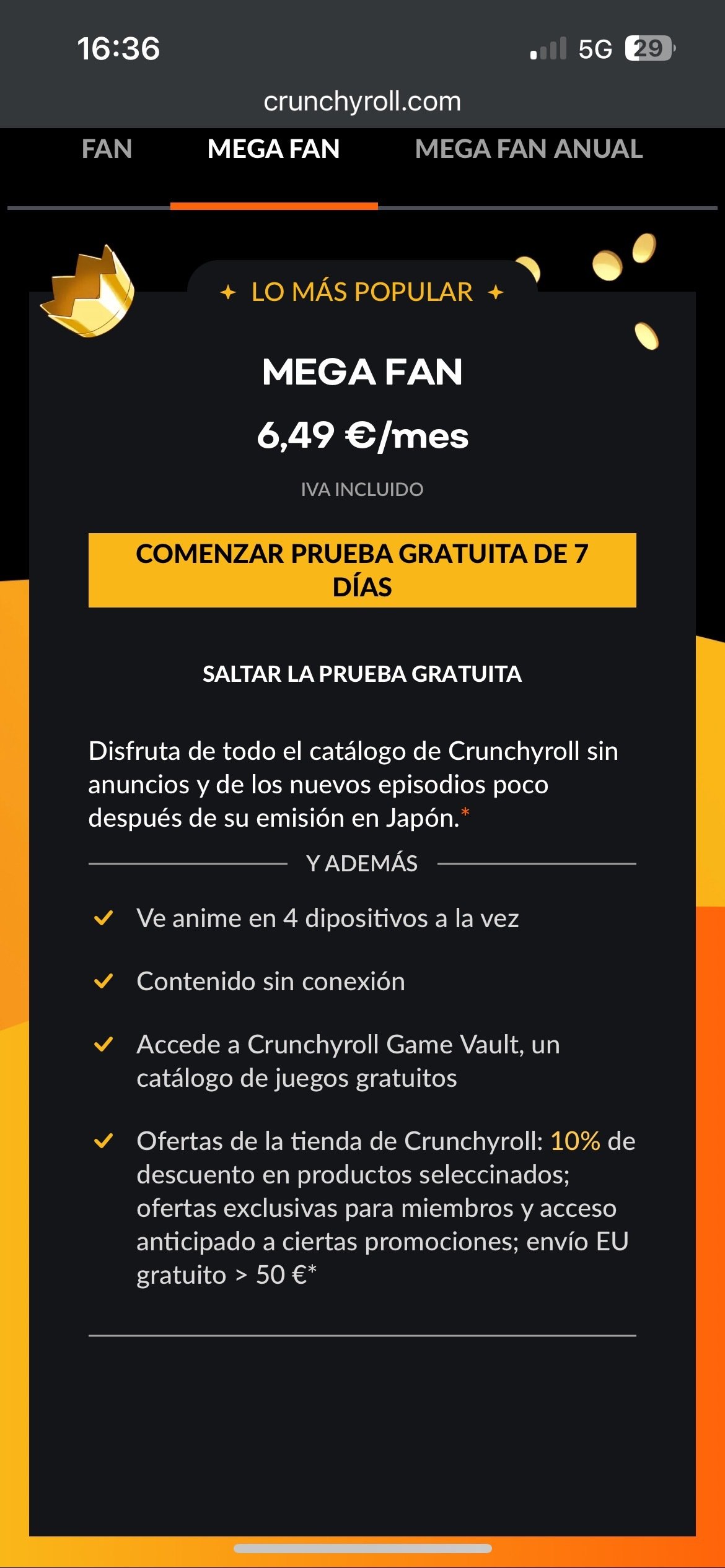 crunchyroll premium 2