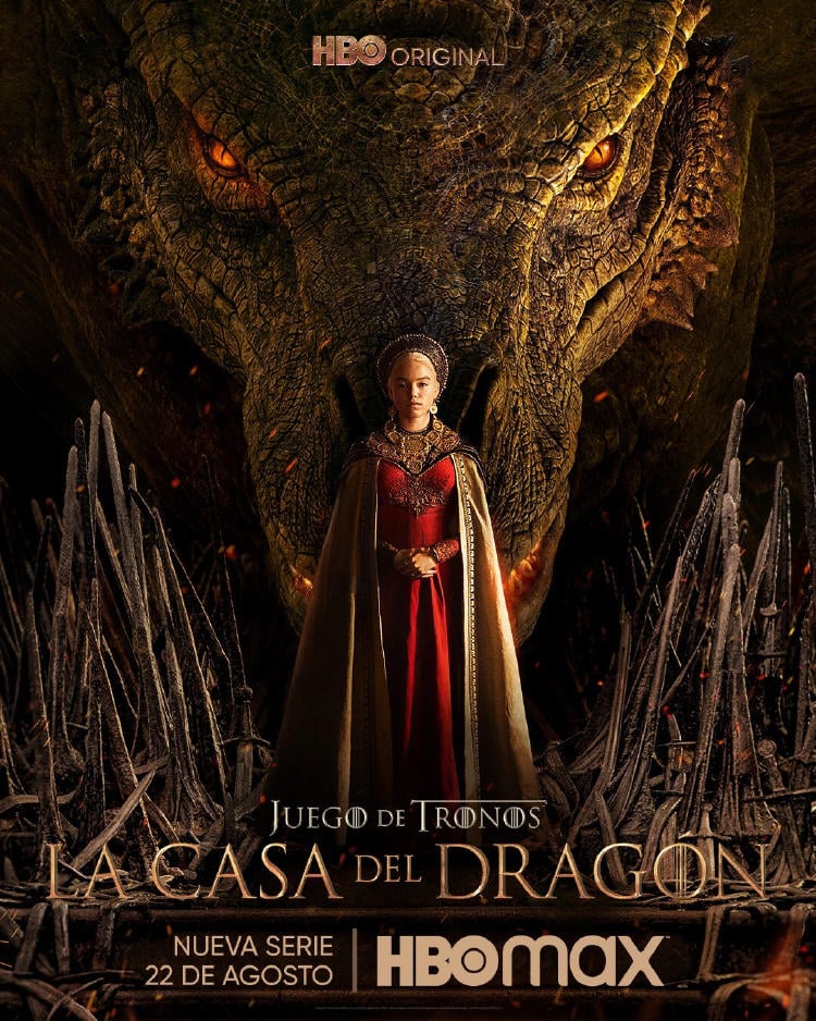 Cartel promocional House of the Dragon