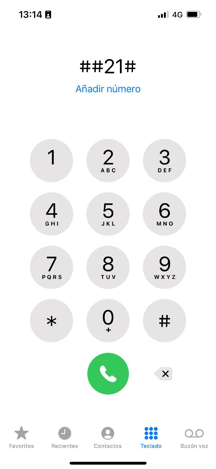 Teléfono código desvío Teléfono código desvío