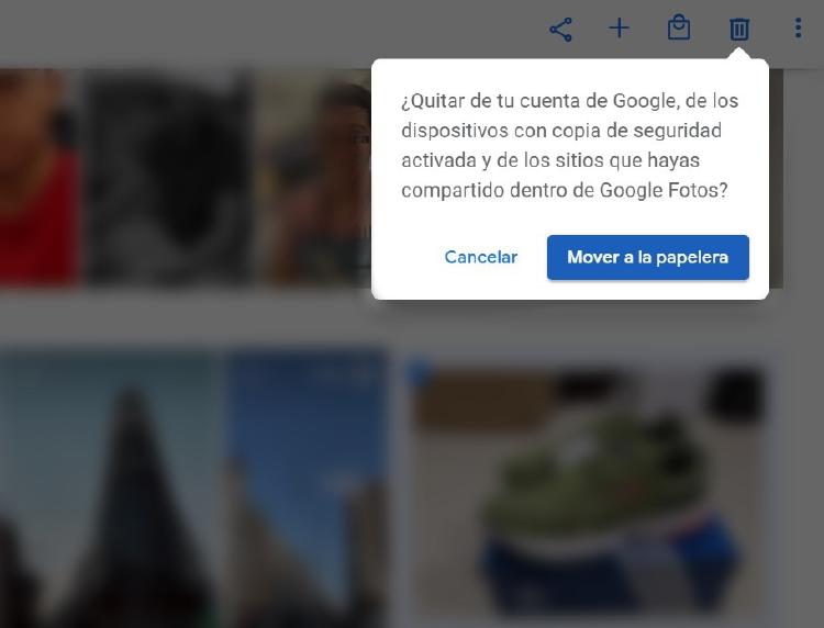 mover a la papelera mover a la papelera
